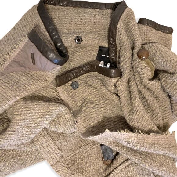 Isabel Marant Women’s wrap Sweater with button cowl neck  |Size: 1| - Picture 13 of 13